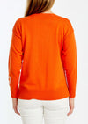 Everyday Heart Pullover - Orange - PING PONG Top NZ LUMA