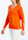 Everyday Heart Pullover - Orange - PING PONG Top NZ LUMA