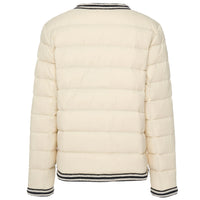 Fern - Women's Puffer Down Jacket - Cream - MOKE Jacket NZ LUMA