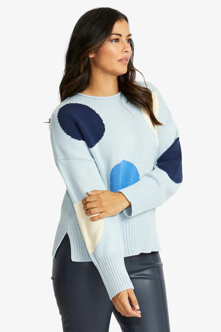 Fiesta Knit -Powder - PING PONG KNITWEAR NZ LUMA