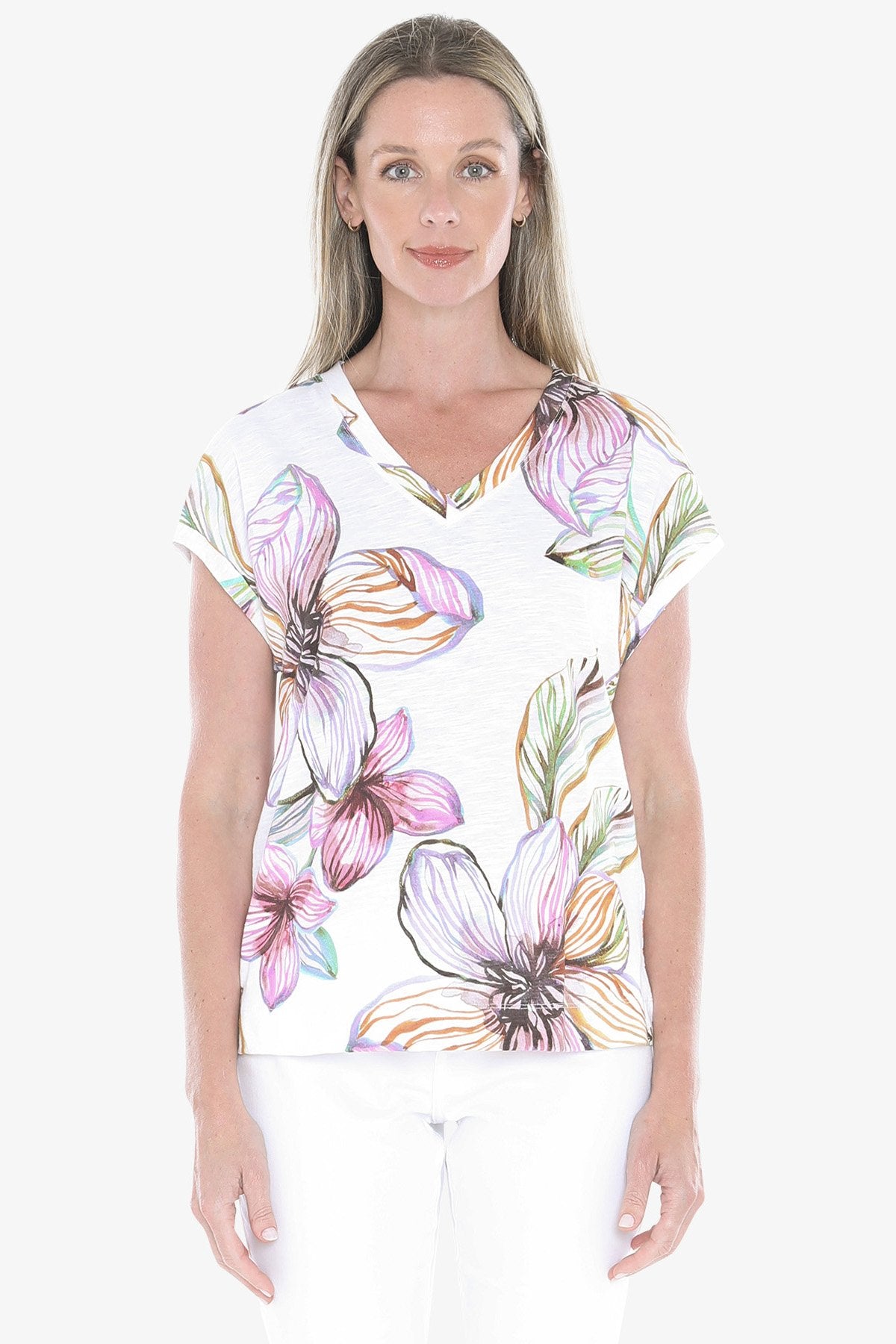 Floraline Tee - JUMP Top NZ LUMA