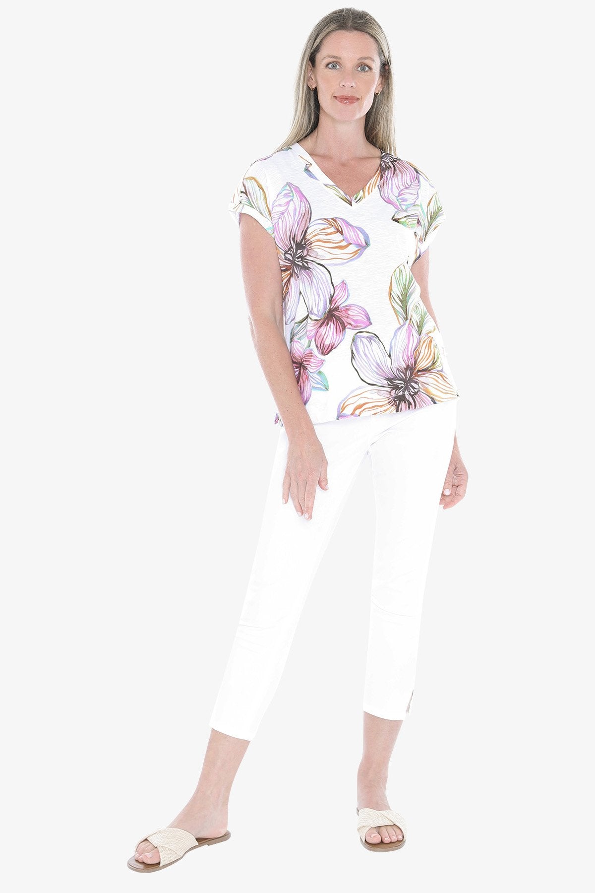 Floraline Tee - JUMP Top NZ LUMA