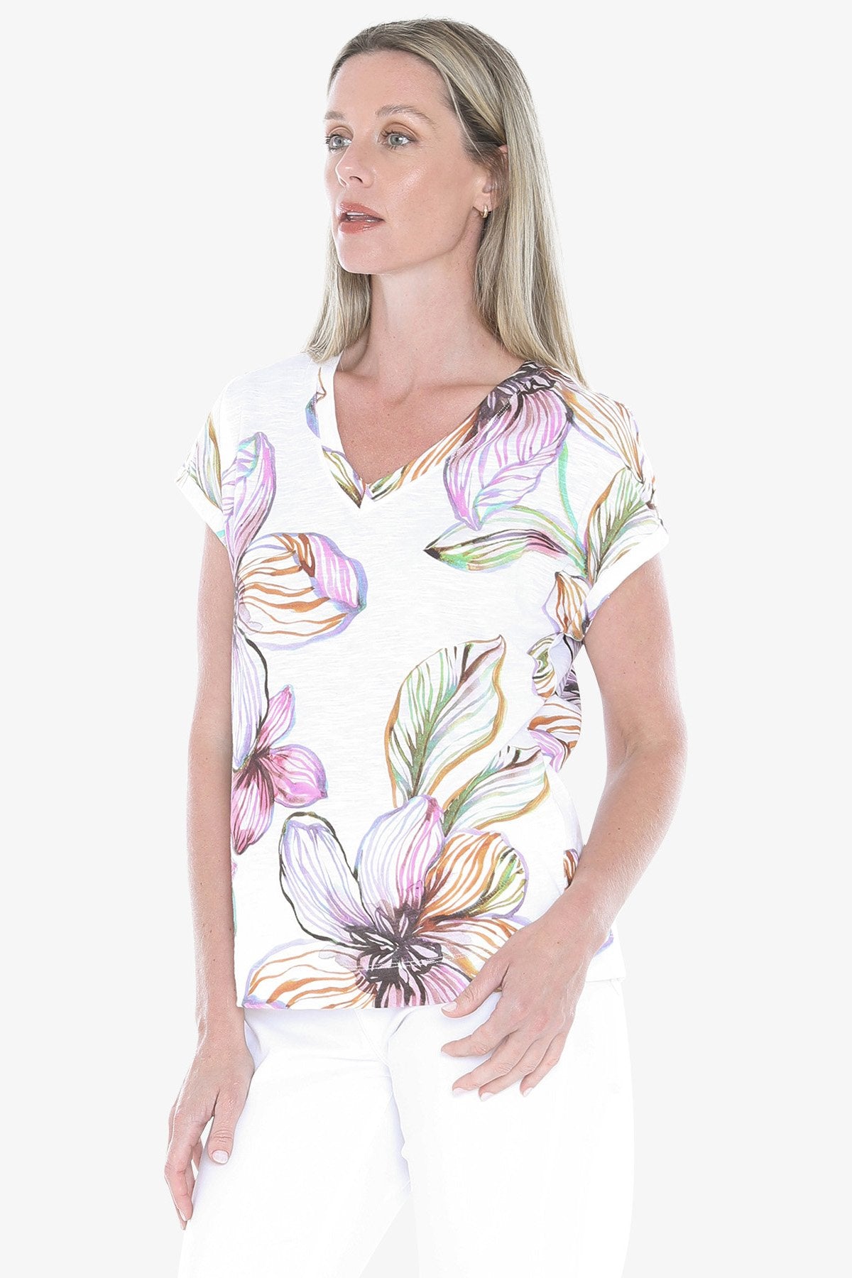 Floraline Tee - JUMP Top NZ LUMA