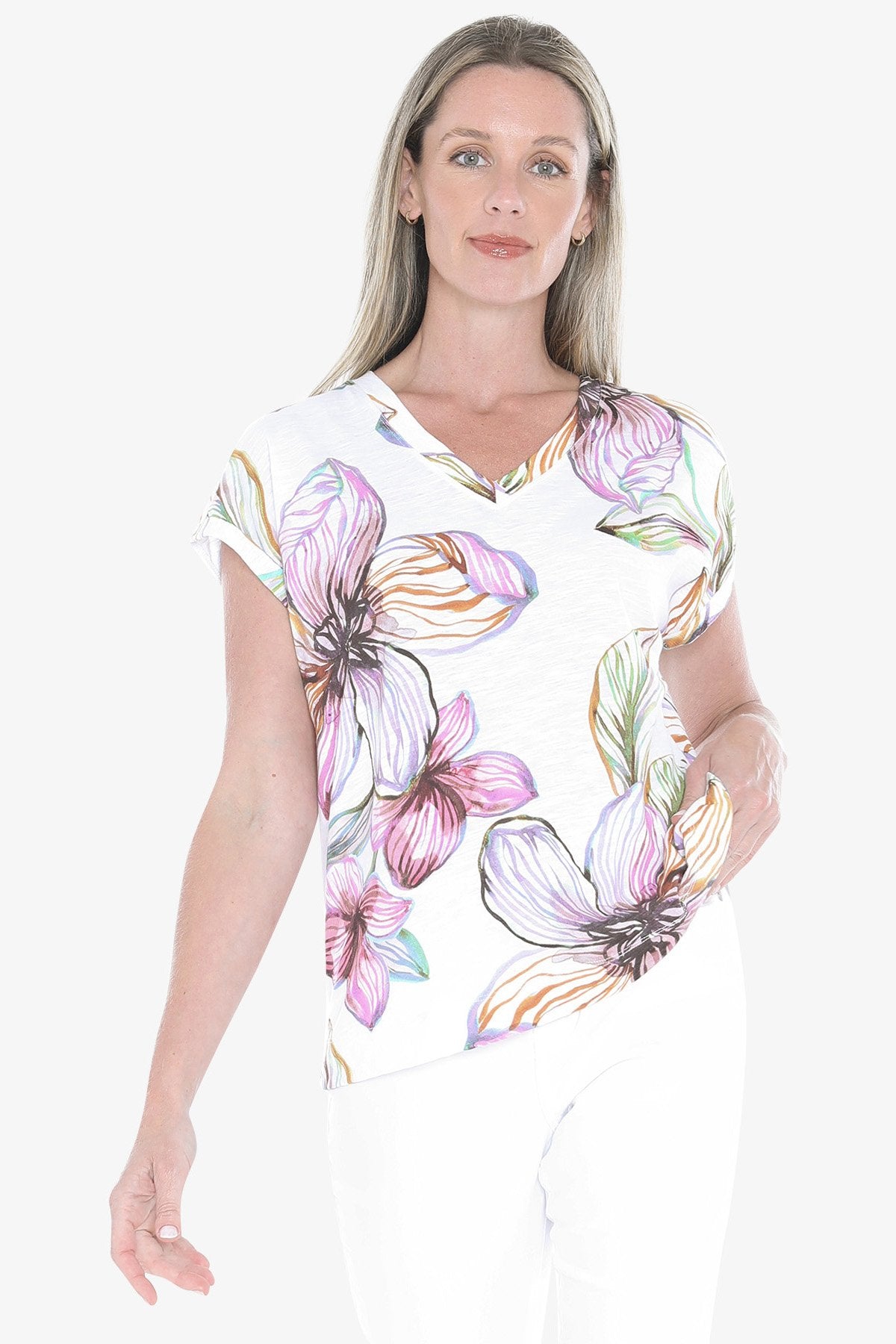 Floraline Tee - JUMP Top NZ LUMA