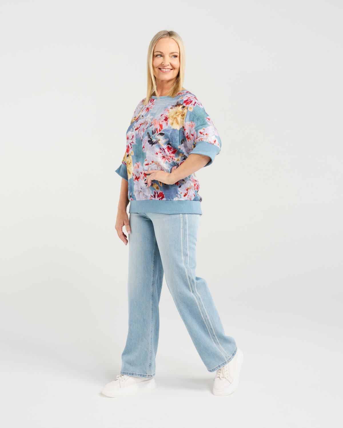 Florence Top - Floral Haze - SEDUCE Top NZ LUMA