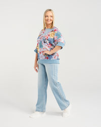 Florence Top - Floral Haze - SEDUCE Top NZ LUMA