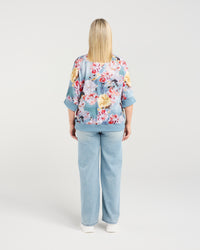 Florence Top - Floral Haze - SEDUCE Top NZ LUMA