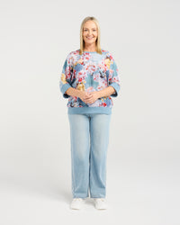 Florence Top - Floral Haze - SEDUCE Top NZ LUMA