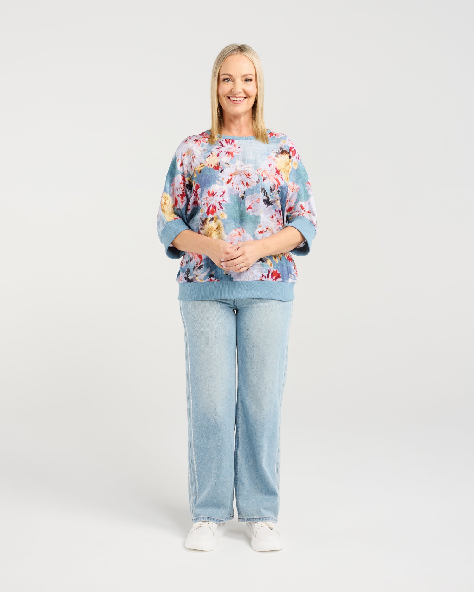 Florence Top - Floral Haze - SEDUCE Top NZ LUMA