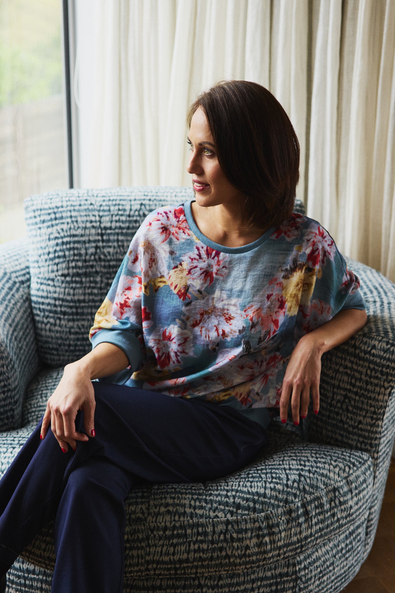 Florence Top - Floral Haze - SEDUCE Top NZ LUMA