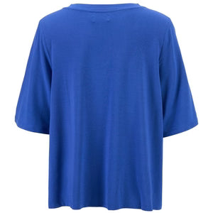MOKE -Zoe V Neck Tee- Dazzling Blue