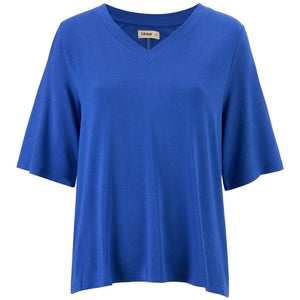 MOKE -Zoe V Neck Tee- Dazzling Blue