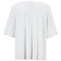 MOKE -Zoe V Neck Tee- White