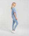 Gemma Top - Washed Blue - SEDUCE Top NZ LUMA