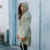 Georgie Rain Coat - Evie Kemp Flower Meadow - MOKE COAT NZ LUMA