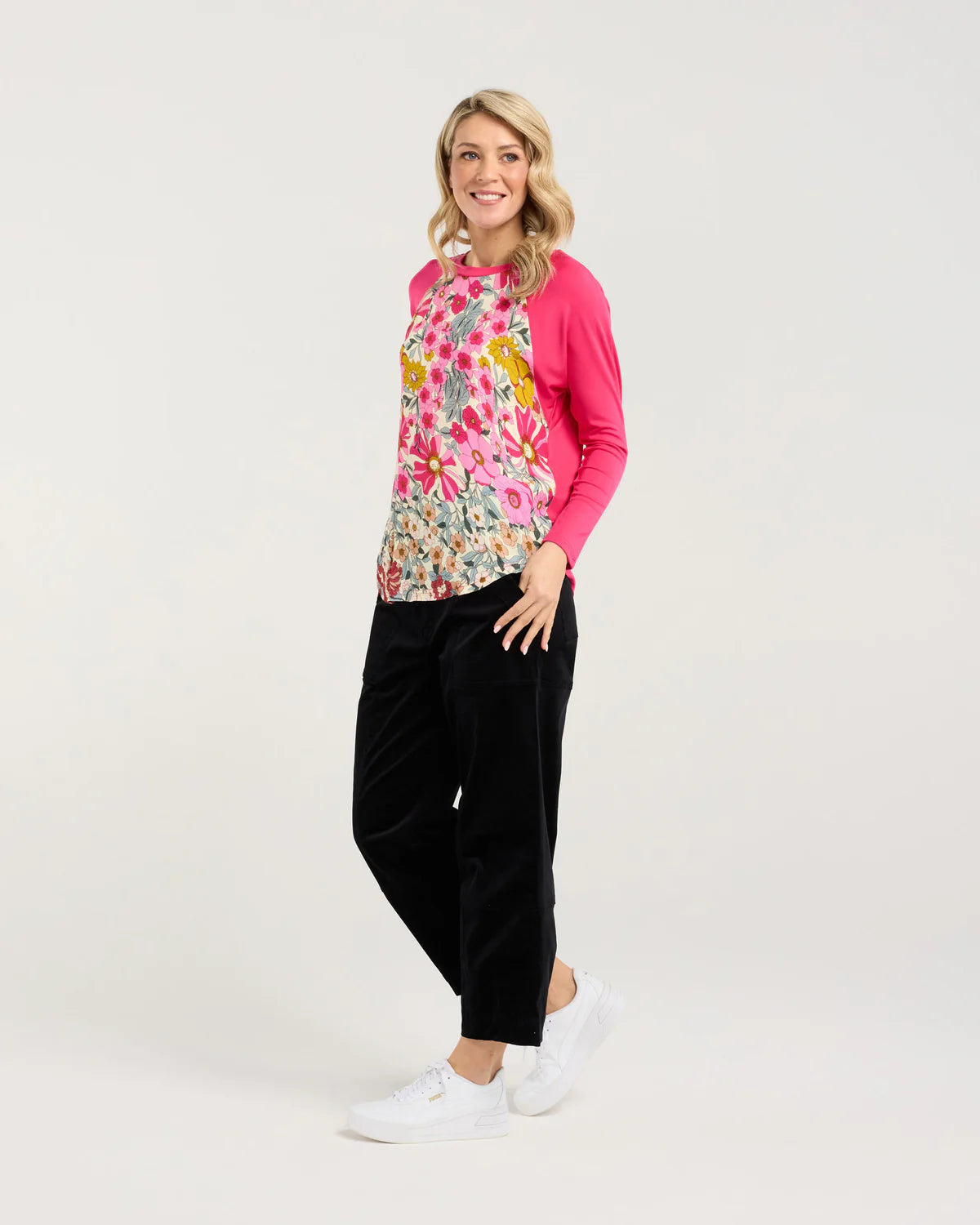 Gershwin Print Front Top - BLACKSTONE TOPS NZ LUMA