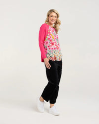 Gershwin Print Front Top - BLACKSTONE TOPS NZ LUMA