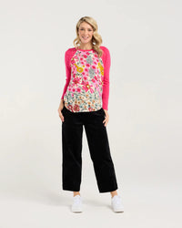 Gershwin Print Front Top - BLACKSTONE TOPS NZ LUMA