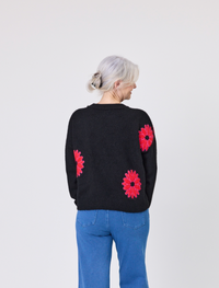 Gilda Wool Knit - Black - LEMON TREE Top NZ LUMA