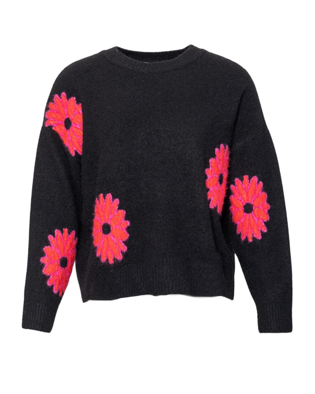 Gilda Wool Knit - Black - LEMON TREE Top NZ LUMA