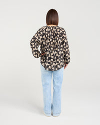 Gloria Top - Golden Grid - SEDUCE Top NZ LUMA