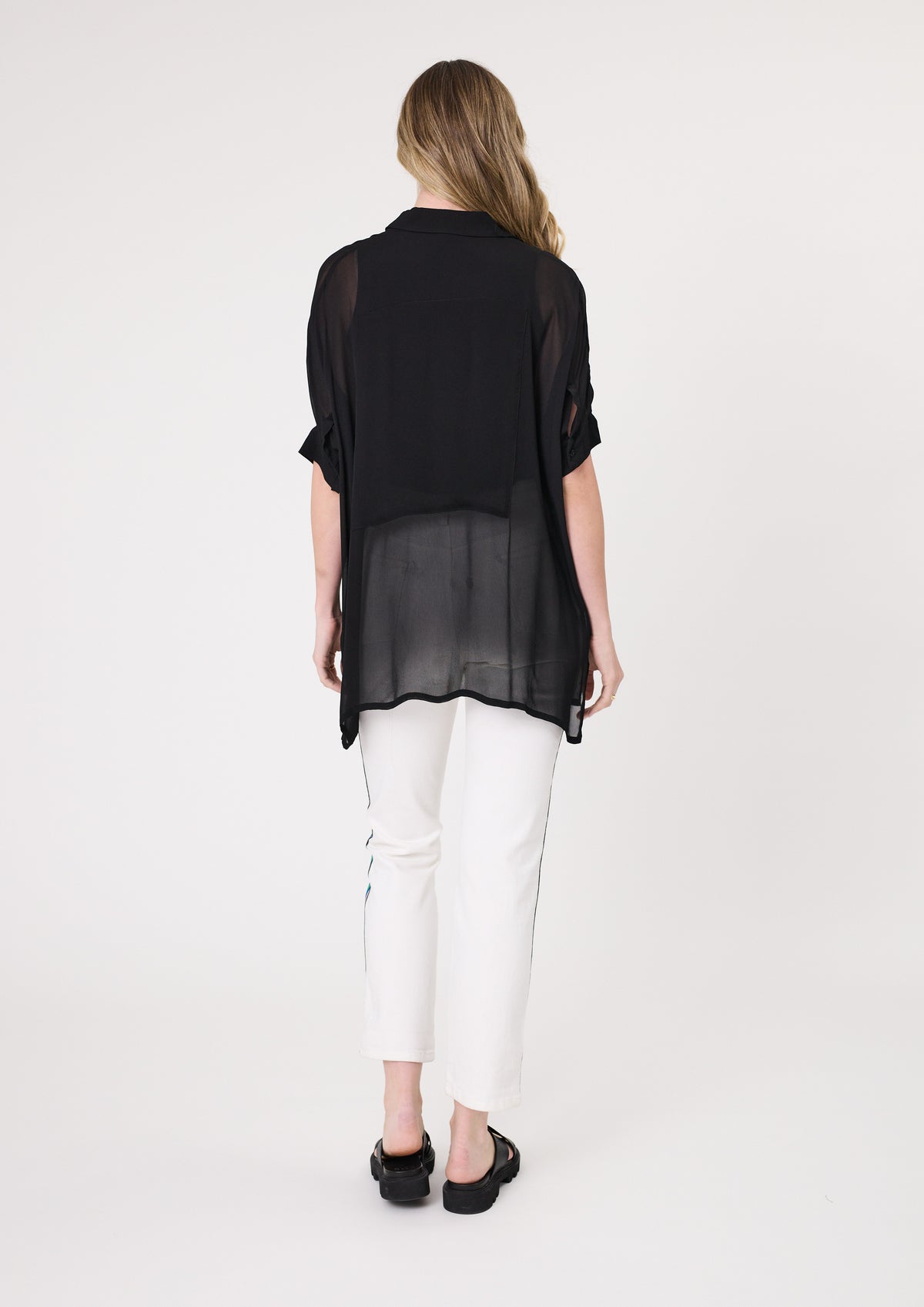 Greta Top - Black - LEMON TREE