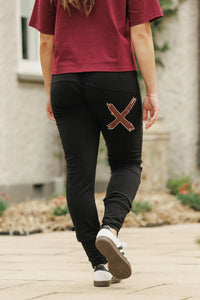 HOME LEE - Apartment Pant Merlot/Blush X Pant 12 16 14 10 8 18 NZ LUMA