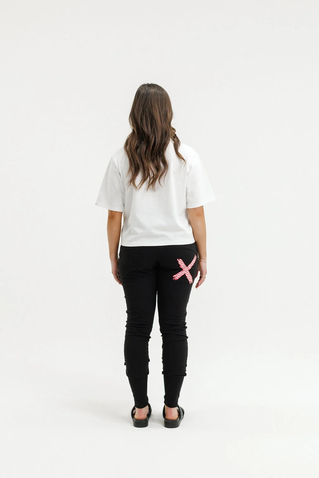 HOME LEE - Apartment Pant w Cherry/Blush Squiggle Pant NZ LUMA