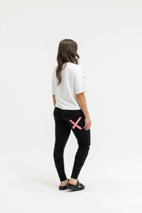 HOME LEE - Apartment Pant w Cherry/Blush Squiggle Pant NZ LUMA