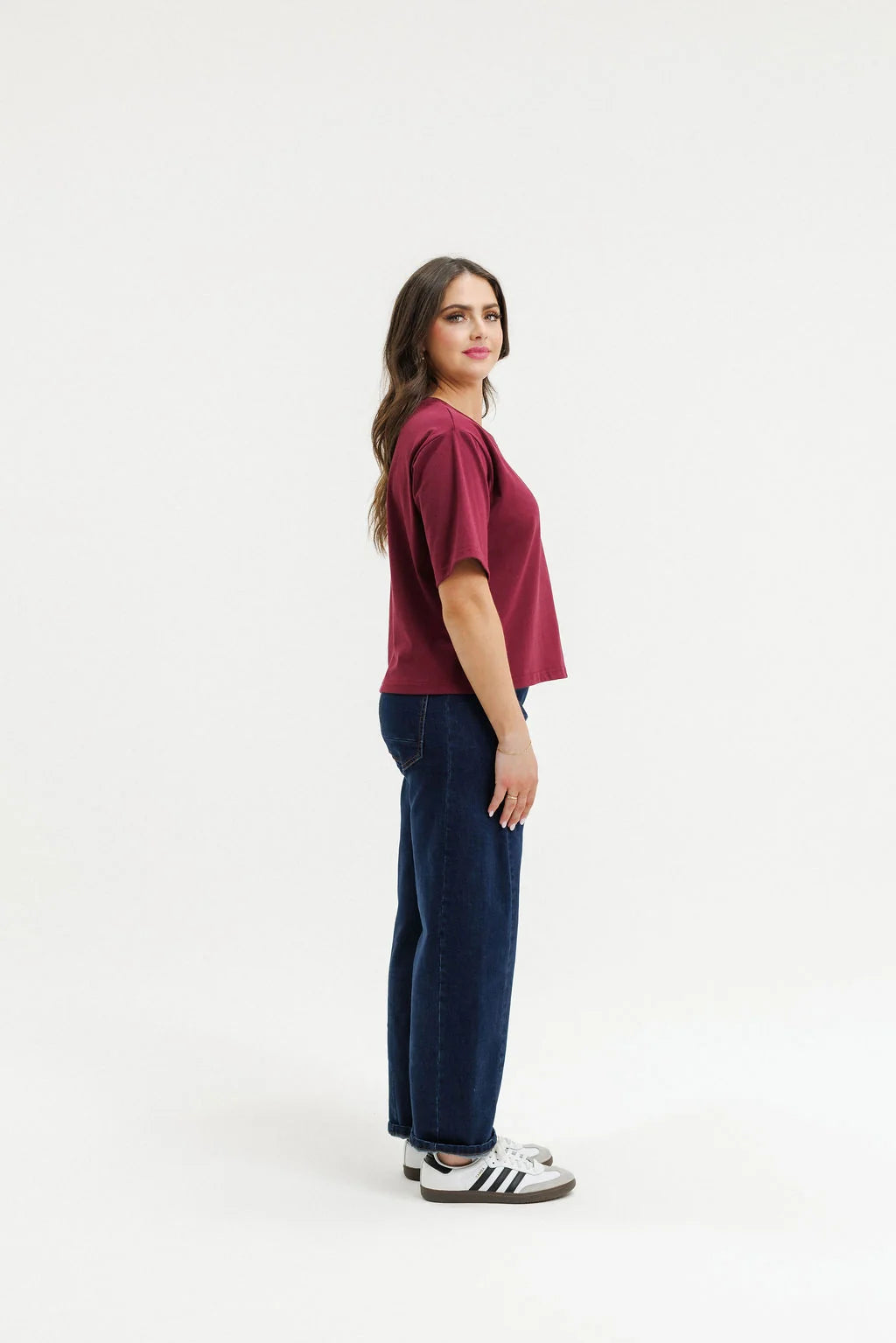 HOME LEE - Becky Tee - Merlot TOPS NZ LUMA