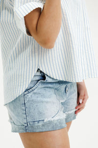 HOME LEE - Ruby Shirt - Beach House Stripe
