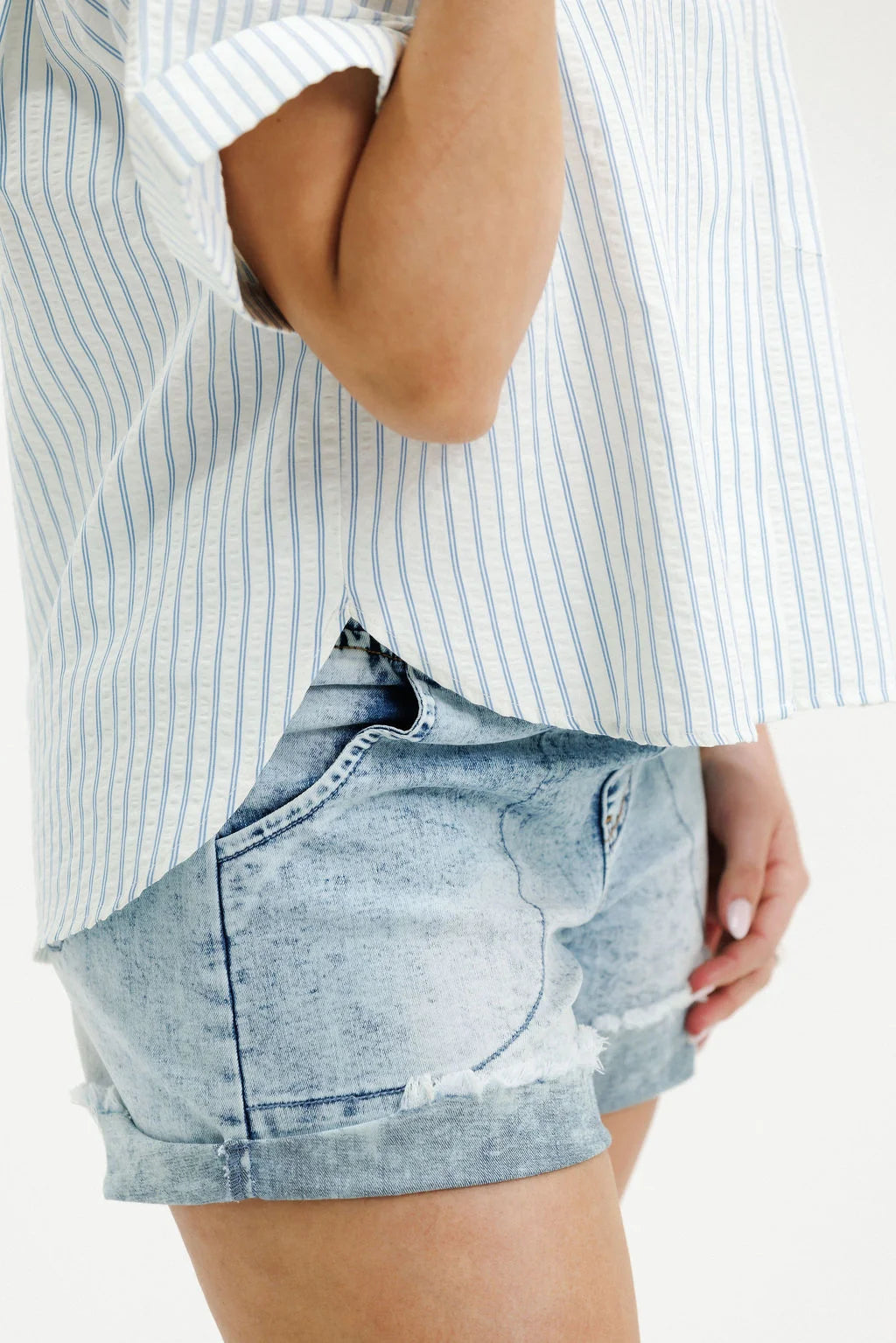 HOME LEE - Ruby Shirt - Beach House Stripe