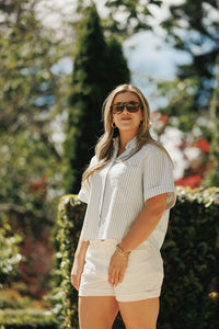 HOME LEE - Ruby Shirt - Beach House Stripe