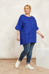 Halcyon Relaxed Top - Cobalt - EB&IVE Top NZ LUMA