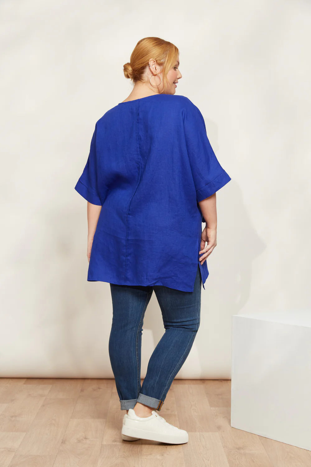 Halcyon Relaxed Top - Cobalt - EB&IVE Top NZ LUMA