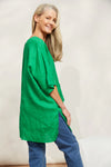 Halcyon Relaxed Top - Emerald - EB&IVE Top NZ LUMA