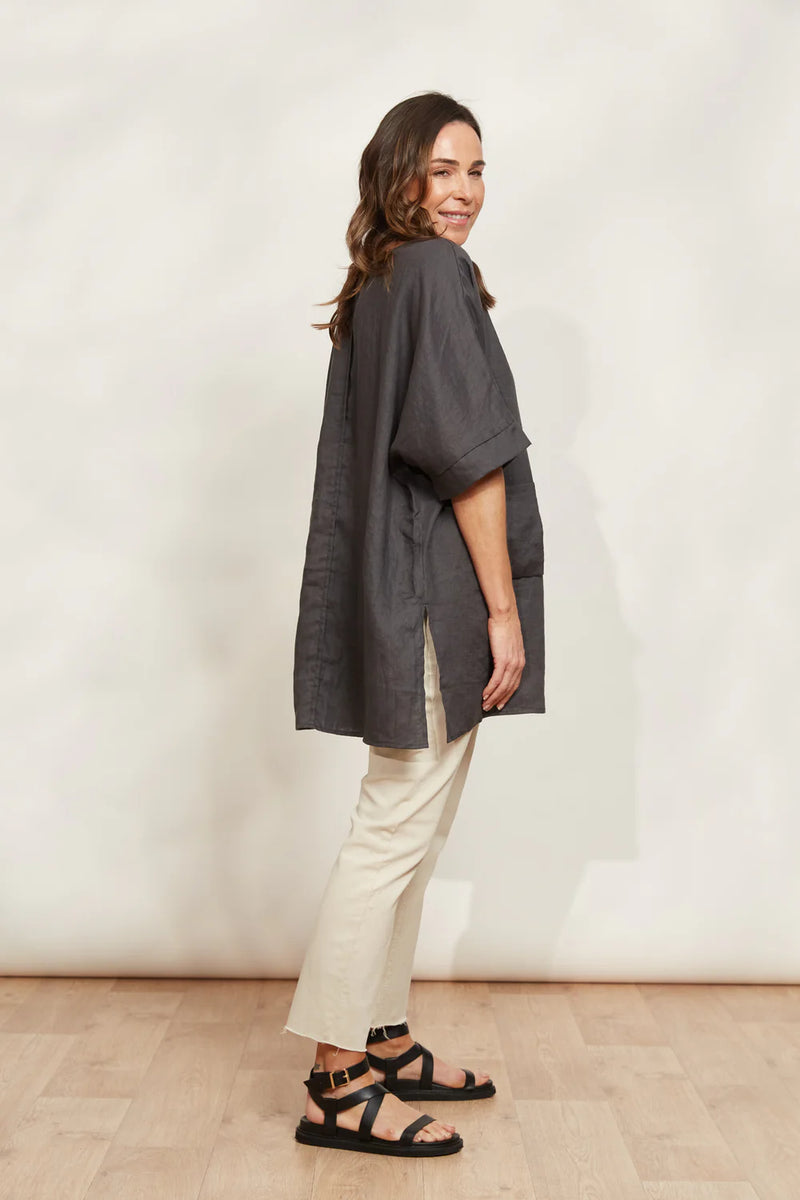 Halcyon Relaxed Top - Oyster - EB&IVE Top NZ LUMA