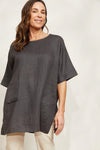 Halcyon Relaxed Top - Oyster - EB&IVE Top One Size NZ LUMA