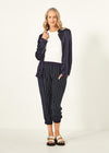 Harem Pant - Navy Stripe - LEMON TREE Pant 10 16 12 18 8 20 14 NZ LUMA