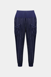 Harem Pant - Navy Stripe - LEMON TREE Pant NZ LUMA