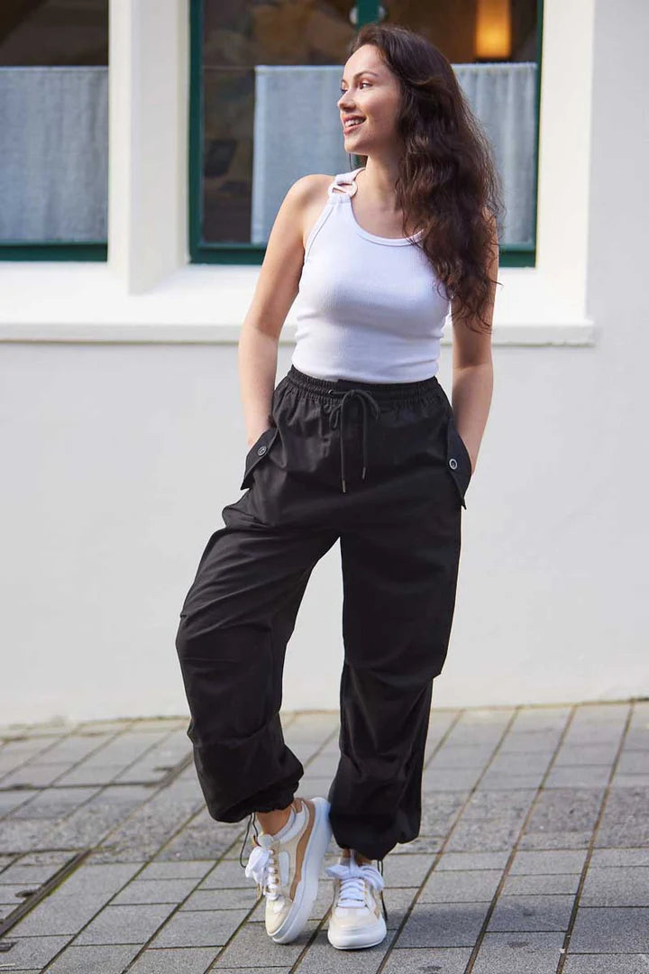 Harper Pant - Black - CHARLO Pant NZ LUMA