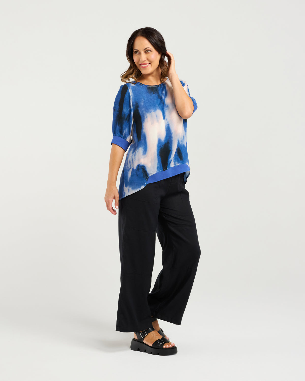 Havana Top - Celeste - ZAFINA Top NZ LUMA