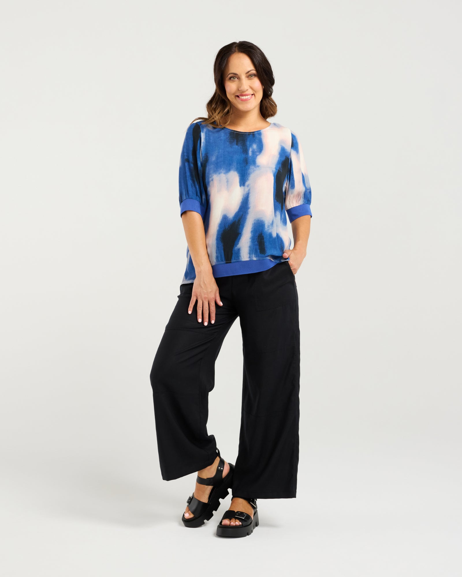 Havana Top - Celeste - ZAFINA Top NZ LUMA