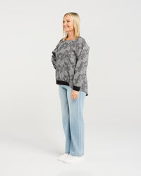 Havana Top - Floral Check - ZAFINA Top NZ LUMA