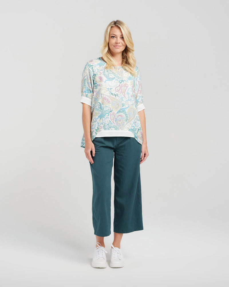 Havana Top - Sea Kingdom - ZAFINA Top NZ LUMA