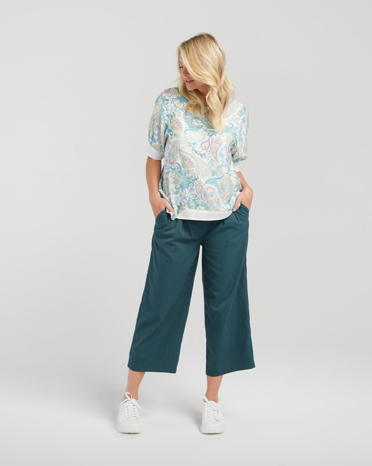 Havana Top - Sea Kingdom - ZAFINA Top NZ LUMA