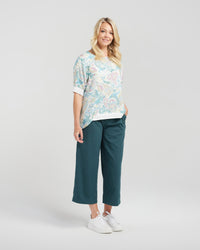 Havana Top - Sea Kingdom - ZAFINA Top NZ LUMA