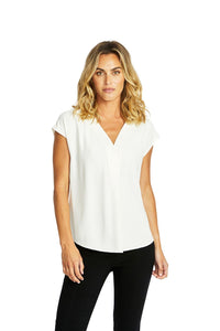 Helen Top - Ivory - PING PONG Top 12 8 14 10 18 16 NZ LUMA