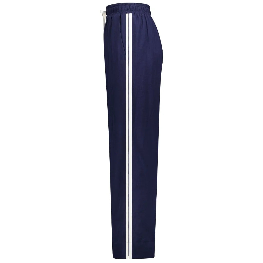Indiana Wide Leg Pant - Navy - MOKE Pant NZ LUMA