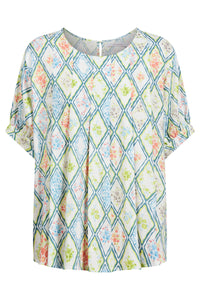 Ingrid Pleat Top - Tile- ISLE OF MINE Top NZ LUMA